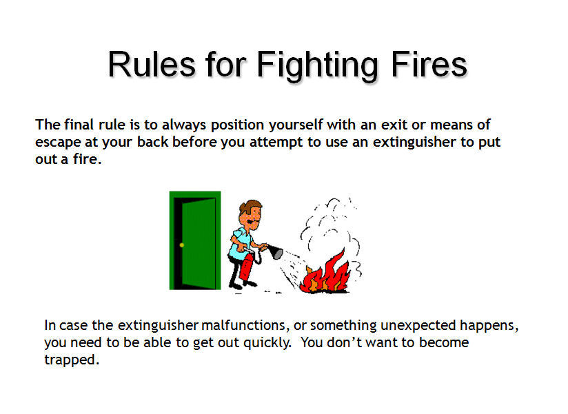 Rules For Fighting Fires